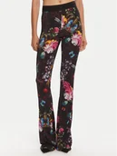 Legginsy - Versace Jeans Couture Legginsy 79HAC107 JS487 Kolorowy Flare Fit - miniaturka - grafika 1