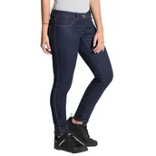 Spodnie damskie - Spodnie damskie Vaude Larvik jeansowe dopasowane slim fit-L - miniaturka - grafika 1