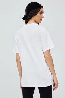 Koszulki i topy damskie - 47brand 47brand t-shirt bawełniany MLB Los Angeles Dodgers kolor biały z nadrukiem - grafika 1