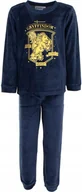 Moda i Uroda OUTLET - piżama HARRY POTTER GRYFFINDOR złote logo dziecięca welurowa 116 - miniaturka - grafika 1