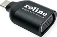 Złącza, przejściówki, adaptery - Roline Adapter AV Display Adapter USB Type C - VGA - miniaturka - grafika 1