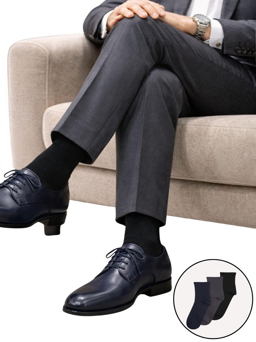 Skarpetki męskie bambusowe eleganckie skarpety gładkie 3PAK 41-44 MYWAY