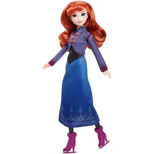 Lalka DISNEY FROZEN Kraina Lodu Anna łyżwiarka JBG54 - Lalki dla dziewczynek - miniaturka - grafika 1