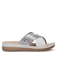 Klapki i japonki damskie - Klapki Inblu FT000013 Beżowy - miniaturka - grafika 1