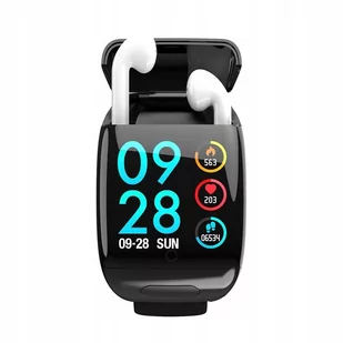 3w1 Smartwatch Słuchawki Bezprzewodowe TWS EKG - Słuchawki bluetooth - miniaturka - grafika 1