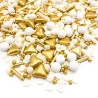 Dodatki do ciast w proszku - Posypka cukrowa Champagne Shower, 90 g Happy Sprinkles - miniaturka - grafika 1