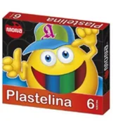 Masy plastyczne - Plastelina 6 kolorów MONA - miniaturka - grafika 1
