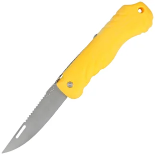 Nóż składany pływający MAC P01 Yellow PP, Satin W 1.4028 (MC P01.Y) - Noże - miniaturka - grafika 1