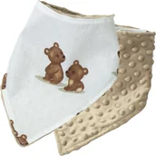 Śliniaki i fartuszki - Kerstin ŚLINIAK APASZKA MINKY BAWEŁNA NA RZEPY MIĘKKI 2w1 - miniaturka - grafika 1