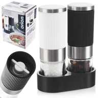 Młynki do soli i pieprzu - Młynki ręczne do pieprzu i soli młynek ręczny na stojaku zestaw 2-ele ORION 155113 - miniaturka - grafika 1