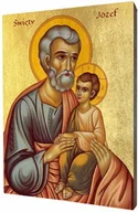 Ikony i obrazy sakralne - Ikona święty Józef - miniaturka - grafika 1