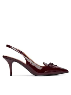 LOVE MOSCHINO Szpilki JA10517G0NIH0556 Bordowy - Czółenka - miniaturka - grafika 1