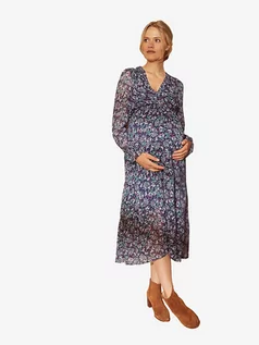 Sukienki ciążowe - vertbaudet Ciążowa sukienka w kolorze granatowym - grafika 1
