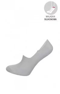 Stopki bawełniane damskie szare Footies 03, Kolor szary, Rozmiar 36-38, Fiore - Intymna - Skarpetki damskie - miniaturka - grafika 1