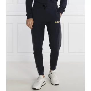 Dresy męskie - BOSS Spodnie dresowe Tracksuit | Regular Fit - grafika 1