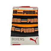 Majtki męskie - Puma Bokserki Basic Brand Elastic 3-Pack 93545711 R L - miniaturka - grafika 1