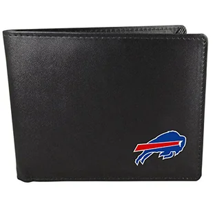 NFL Siskiyou Sports męskie buffalo banknoty dwukrotnie składany portfel jeden rozmiar czarny - Portfele - miniaturka - grafika 1