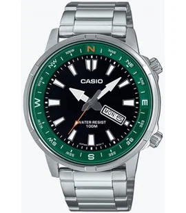 Zegarek ZEGAREK MĘSKI CASIO MTD-130D-1A3E - Zegarki męskie - miniaturka - grafika 1