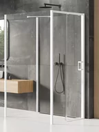 Kabiny prysznicowe - New Trendy Kabina Prysznicowa Prime 110X90 Prostokątna Przyścienna Biała Lewa K-1418 - miniaturka - grafika 1