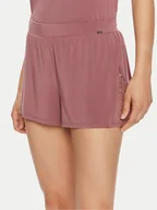 Piżamy damskie - Calvin Klein Underwear Szorty piżamowe 000QS7190E Różowy Relaxed Fit - miniaturka - grafika 1