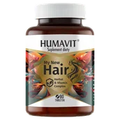 Włosy, skóra, paznokcie - Humavit My New Hair, 90 tabletek - miniaturka - grafika 1