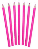 Kredki, ołówki, pastele i pisaki - Kredki ołówkowe trójkątne grube jumbo Shan Różowe 12 sztuk - miniaturka - grafika 1