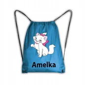 Plecaki worki - Worek Szkolny Na Buty Plecak WF Kot Marie Disney - miniaturka - grafika 1