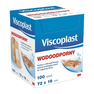 3M plastry zestaw Wodoodporny 72x19 Box 100szt - Apteczki i materiały opatrunkowe - miniaturka - grafika 1