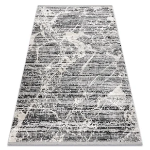 Dywan TULS nowoczesny, strukturalny, frędzle 51322 Marmur / kość słoniowa szary 240x330 cm - Dywany - miniaturka - grafika 1