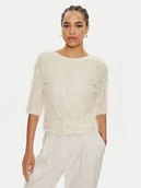 Bluzki damskie - Bruuns Bazaar Bluzka Ignas BBW3960 Écru Regular Fit - miniaturka - grafika 1