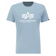 Odzież taktyczna i umundurowanie - Koszulka Alpha Industries Basic 100501 134 - Szaro-Niebieska M - miniaturka - grafika 1