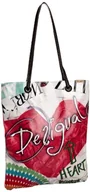 Torebki damskie - Desigual Magazine, damska torba z uszami - miniaturka - grafika 1
