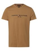 Koszulki męskie - Tommy Hilfiger - T-shirt męski, beżowy - miniaturka - grafika 1