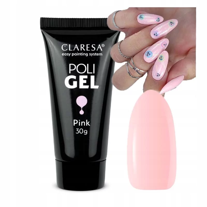 Claresa Poli Gel Pink Żel akrylożel paznokci 30g