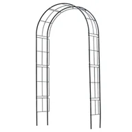 Kratki i pergole - Nature Nature łuk ogrodowy / pergola metalowa w kolorze czarnym 6040802 - miniaturka - grafika 1