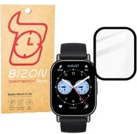 Akcesoria do smartwatchy - Bizon Szkło hybrydowe Glass Watch Edge Hybrid dla Xiaomi Redmi Watch 5 Lite, czarne - miniaturka - grafika 1