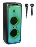 Głośniki przenośne - Bigben X-Large - PARTYBTHPXL Bezprzewodowy głośnik Bluetooth z efektami świetlnymi + mikrofony - miniaturka - grafika 1