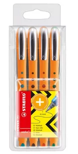 SCHWAN STABILO Pióro kulkowe 0.3mm 4kol Worker - Pióra kulkowe - miniaturka - grafika 1