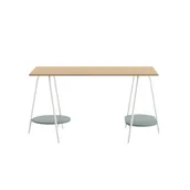 Biurka dla dzieci - Biurko minimalistyczne match eukaliptus - miniaturka - grafika 1