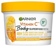 Balsamy i kremy do ciała - Garnier Odżywcza pielęgnacja ciała dla bladej i suchej skóry, masło do ciała z mango i witaminą C, do 48 godzin nawilżenia, 1 x 380 ml - miniaturka - grafika 1