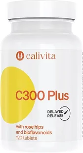 C 300 Plus with rose hips and bioflavonoids 120 tabletek - masa netto: 128,4 g - Witaminy i minerały - miniaturka - grafika 1