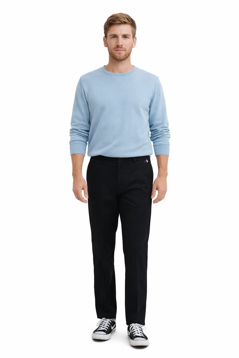 TOMMY JEANS SPODNIE MĘSKIE CASUAL PROSTE CZARNE 36/32 I3A