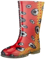 Kalosze damskie - Beck Chłopięce 913 Shot kalosze, czerwony - czerwony - 27 EU - miniaturka - grafika 1