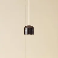 Lampy sufitowe - Lindby lampa wisząca LED Lumaro,czarny,Ø8,2cm,aluminium,48V,ściemniany - miniaturka - grafika 1