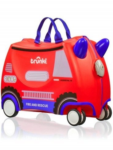 Trunki GLIDE360 Wóz strażacki Frank -dziecięca walizeczka podróżna TRU0142