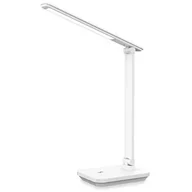 Lampy stojące - Platinet Lampka biurkowa LED 5W dzienna ściemnialna z akumulatorem- biała PDL6731W - miniaturka - grafika 1