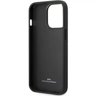 Etui na telefon BMW BMHCP14L22RBDK do Apple iPhone 14 Pro 6,1" czarny/black hardcase Leather Blue Dots - Etui i futerały do telefonów - miniaturka - grafika 7