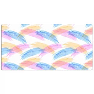 Duża podkładka na biurko Maźnięcia pędzlem 120x60cm, Dywanomat - Podkładki na biurko - miniaturka - grafika 1