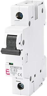 ETI Polam Wyłącznik nadprądowy ETIMAT10 1P C63 6kA eti_002131722 - Bezpieczniki elektryczne - miniaturka - grafika 1