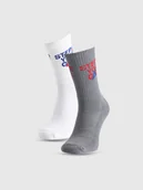 Skarpetki męskie - 4F Skarpety casual za kostkę (2-pack) męskie - multikolor 39-42 - miniaturka - grafika 1